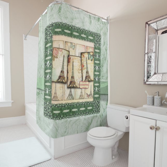 Rideau de douche France (En situation)