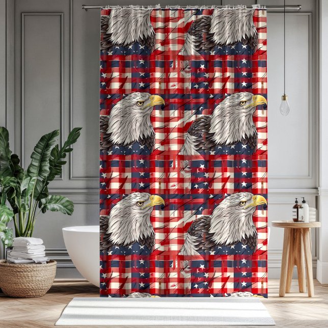 Rideau de douche Freedom Eagle Glory pour les patr (Freedom Shower Curtain Eagle Glory for Patriots)