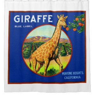 Rideau de douche Girafe