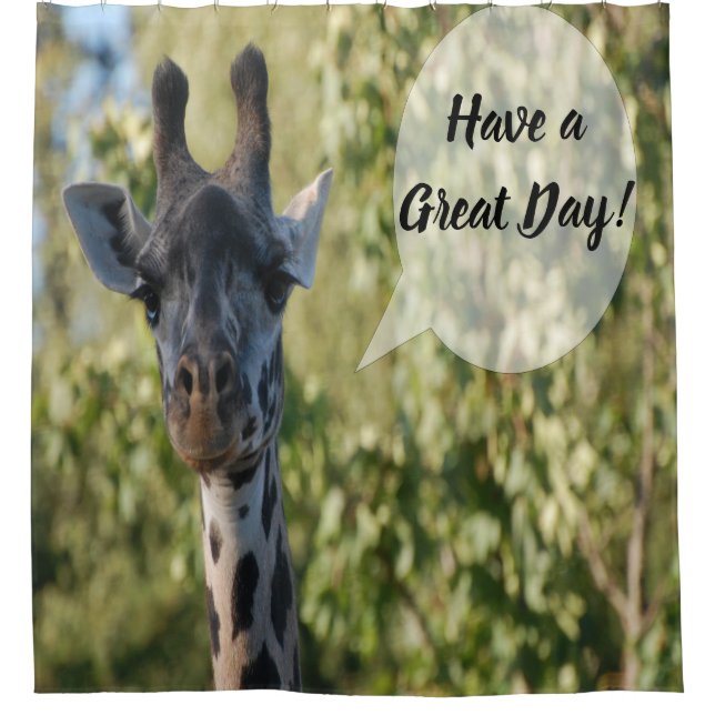 Rideau de douche Giraffe (Devant)