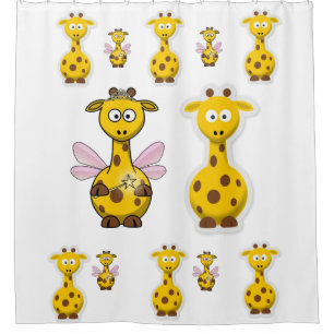 Rideau de douche Giraffe
