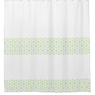 Rideau de douche - Hexagon vert Motifs rayures