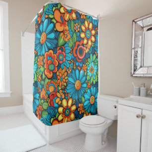 Rideau de douche hippie super