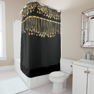 Rideau de douche Hollywood Bling Star