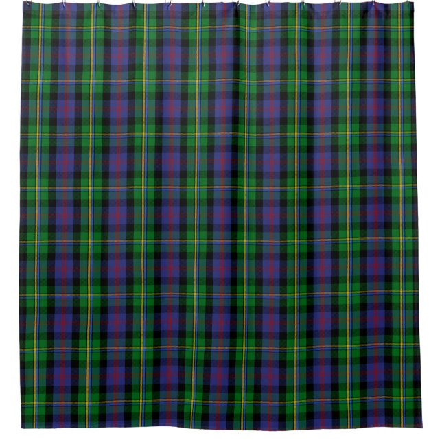 Rideau de douche Malcolm Tartan (Devant)