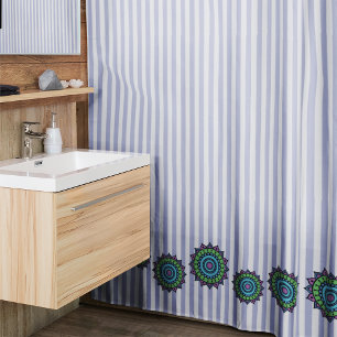 Rideau de douche Mandala à main