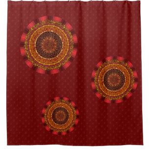 Rideau de douche Mandala de Feu