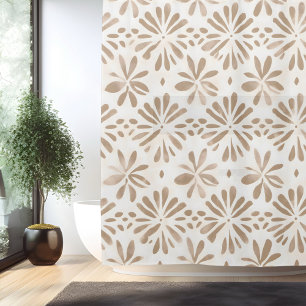 Rideau de Douche Mandala Minimaliste Bohème
