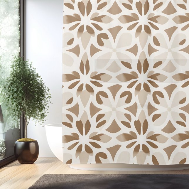 Rideau de douche mandala minimaliste boho (Créateur téléchargé)