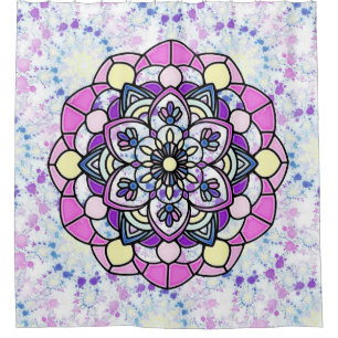 Rideau de douche Mandala Spring