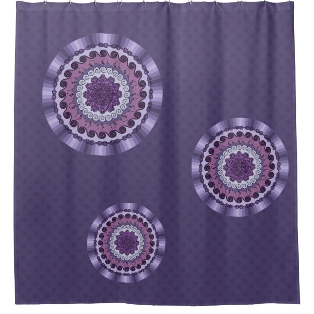 Rideau de douche Mandala Vent (Devant)