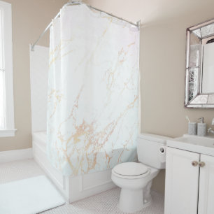 RIDEAU DE DOUCHE MARBRE BLANC