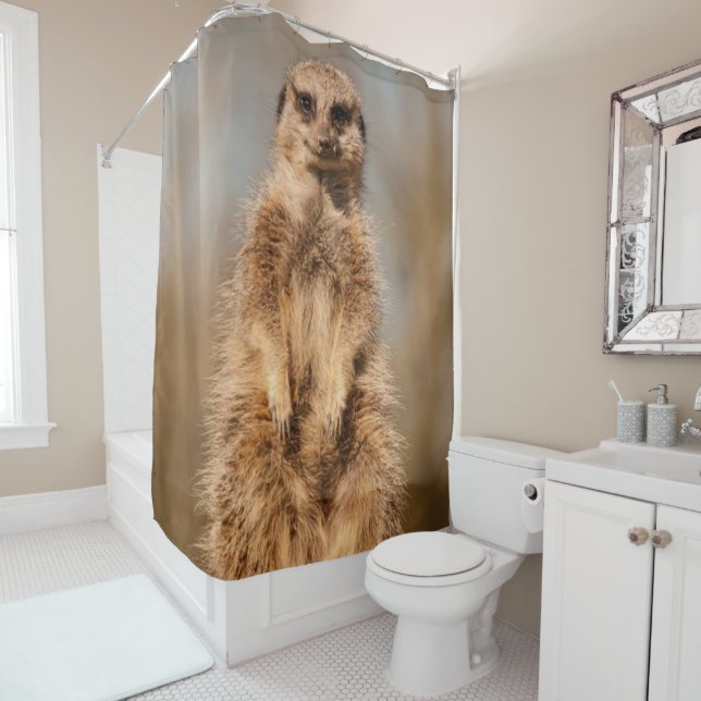 Rideau de douche Meerkat (En situation)