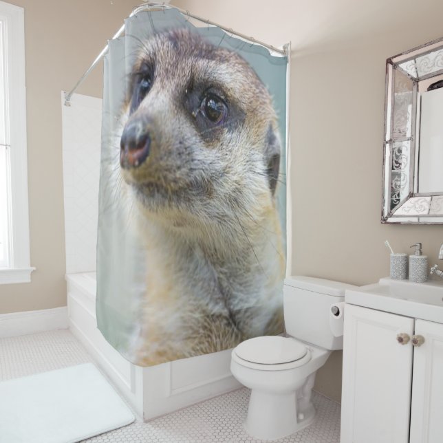 Rideau de douche Meerkat (En situation)
