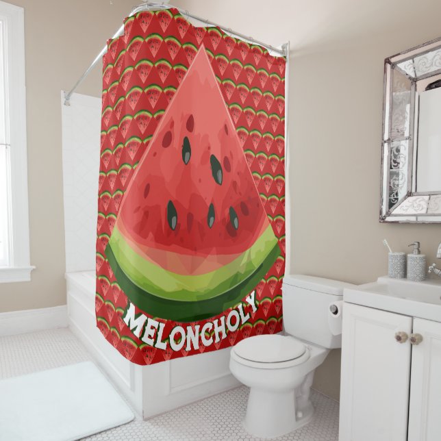 Rideau de douche Meloncholy (En situation)