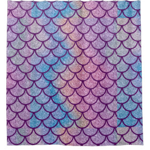 Rideau de douche Mermaid Shimmer Scale