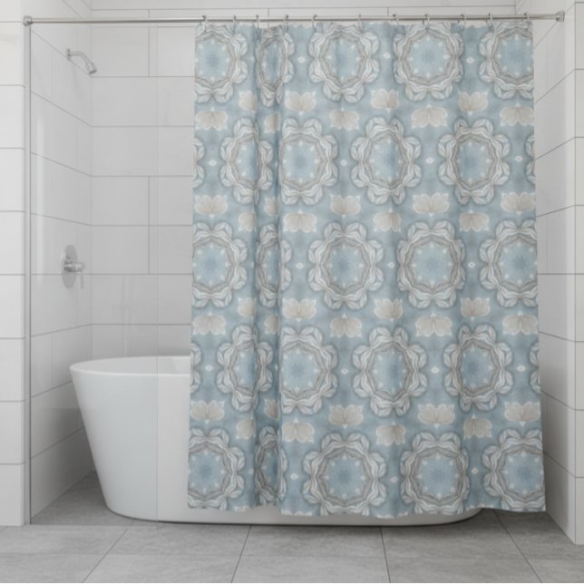 Rideau de douche Miroir Bleu (Créateur téléchargé)