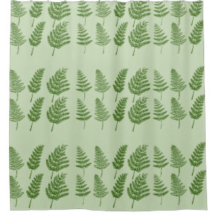 Rideau de douche Motif Green Ferns