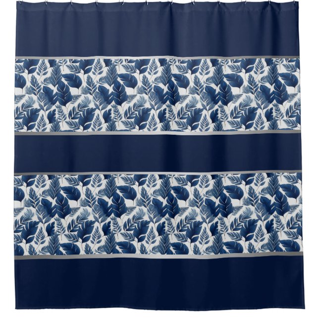 Rideau de douche Navy Tropical (Devant)