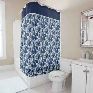 Rideau de douche Navy Tropical