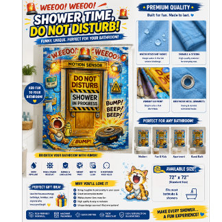 Rideau de douche Ne pas déranger Drôle