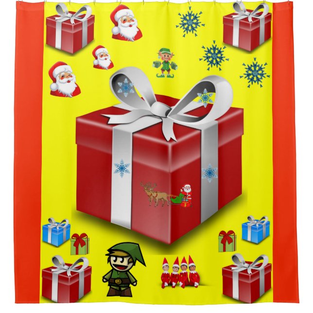 Rideau de douche Noël (Devant)