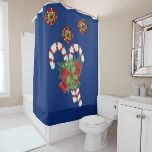 Rideau de douche Noël