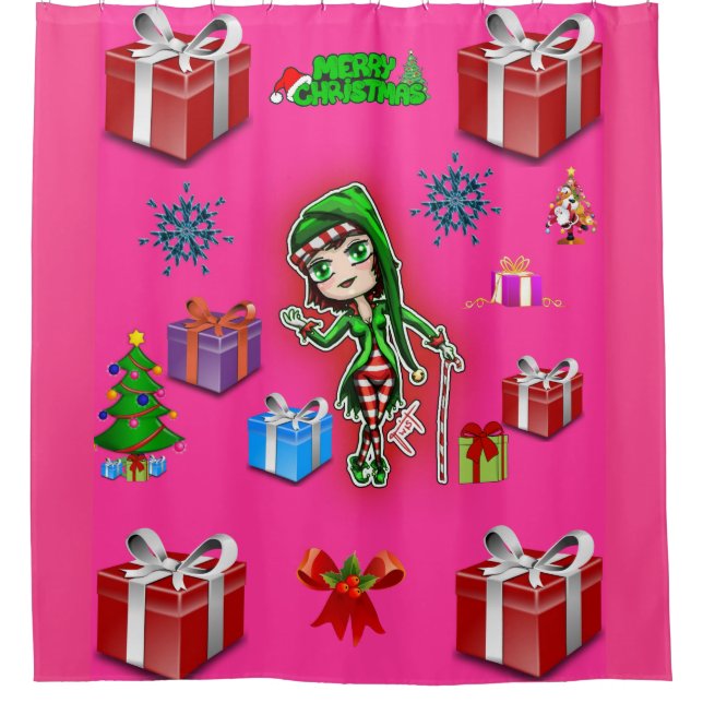 Rideau de douche Noël (Devant)