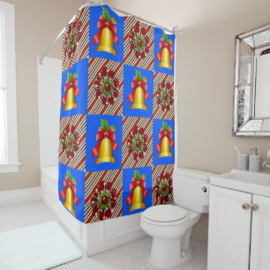 Rideau de douche Noël