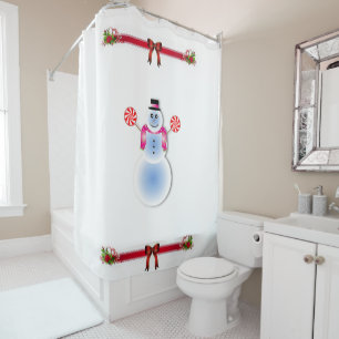 Rideau de douche Noël