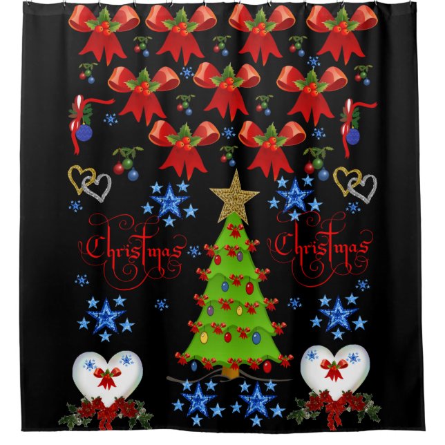 Rideau de douche Noël (Devant)