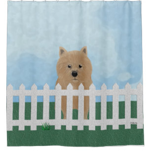 Rideau de douche Norwich Terrier
