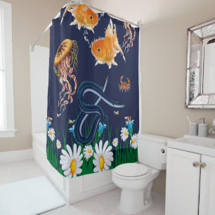 Rideau de douche Océan