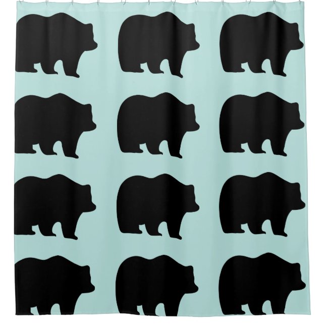 Rideau de douche OURS GRIZZLI (Devant)