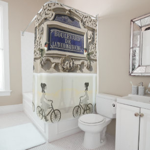 Rideau de douche, Paris, France,