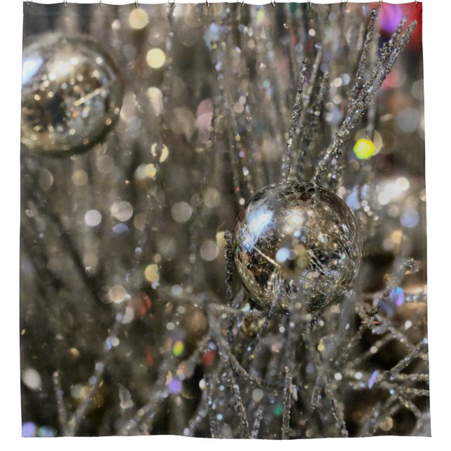 rideau de douche parties scintillant (Devant)