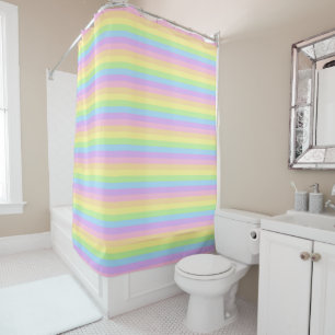 Rideau de douche Pastel Stripes