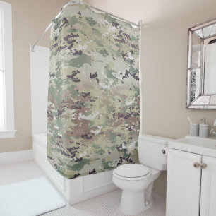 Rideau de douche personnalisé Armée OCP Camo Unifo