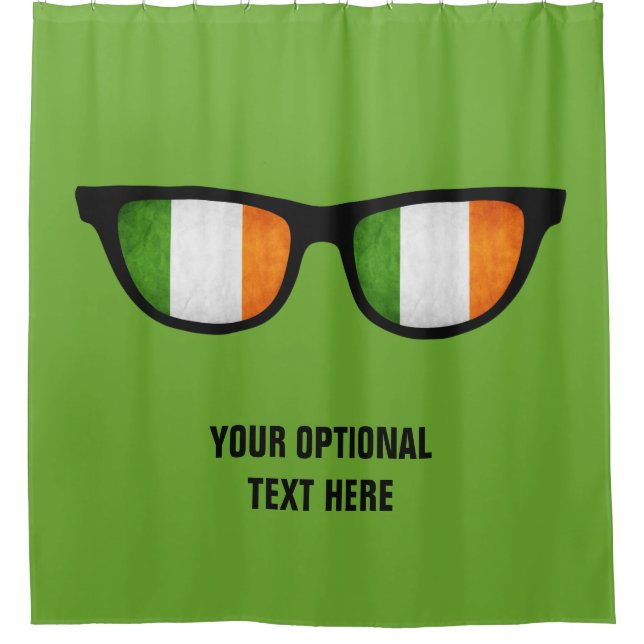 rideau de douche personnalisé Irish Shades (Devant)