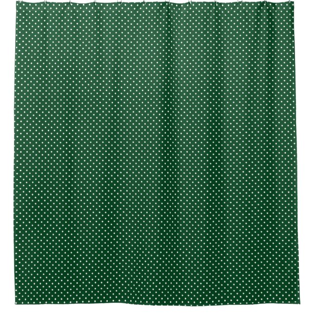 Rideau de douche Pois vert (Devant)