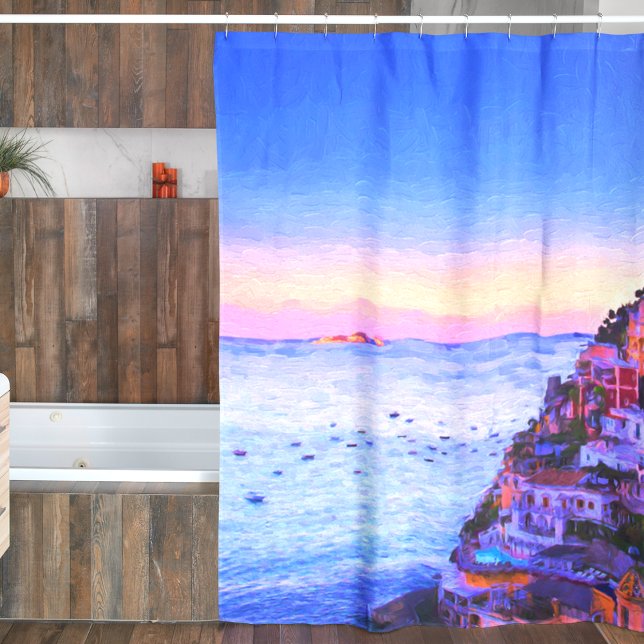 Rideau de douche Positano, Italie (Créateur téléchargé)
