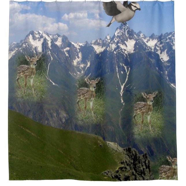 Rideau de douche pour chevreuils (Devant)