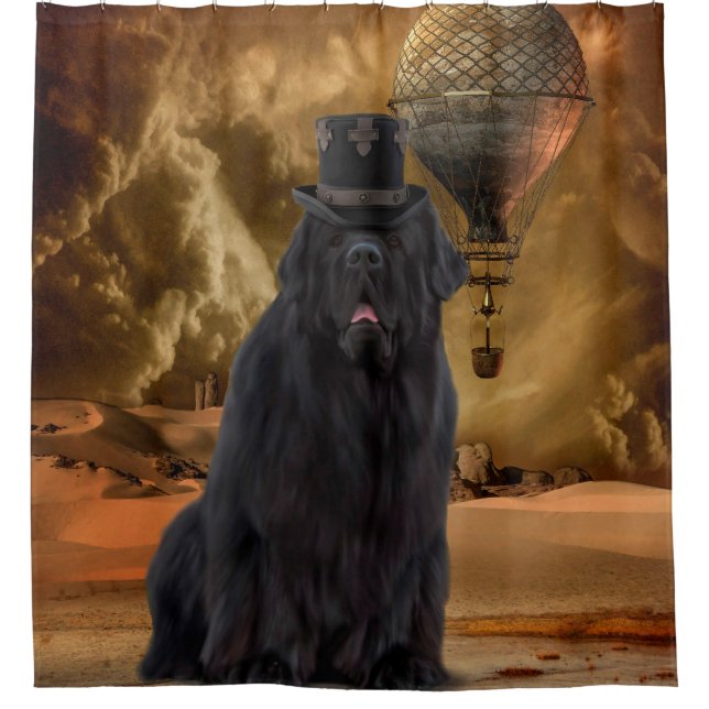 Rideau de douche pour chien Steampunk (Devant)