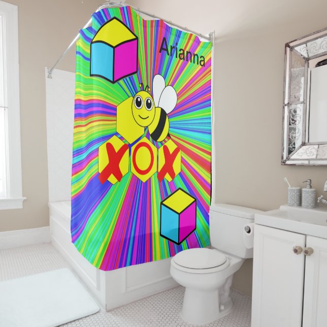 Rideau de douche pour enfants (En situation)