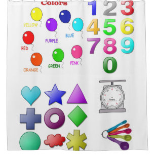 Rideau de douche pour enfants