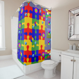 Rideau de douche pour enfants