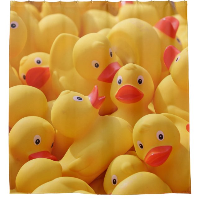 Rideau de douche pour enfants Canard en caoutchouc (Devant)