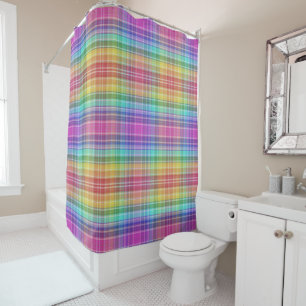 Rideau de douche - Rainbow Madras