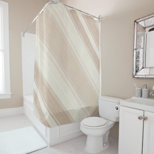 Rideau de douche/rayures (En situation)