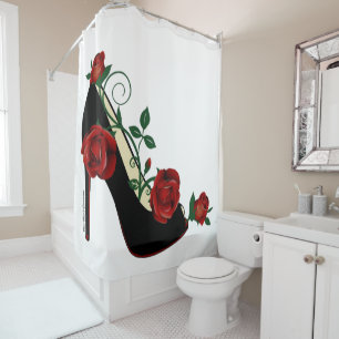 Rideau de douche - Rose de Stiletto